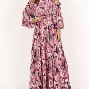 Petal & Pup Pink Floral Maxi Dress